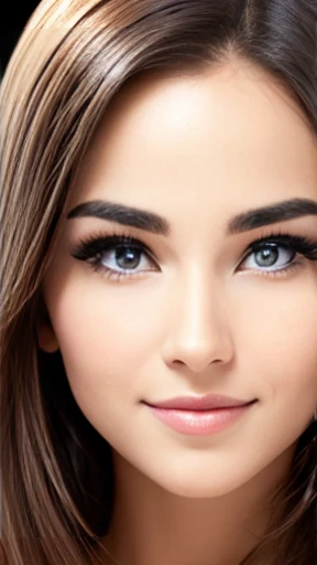A cute Iaudim woman focus on her face