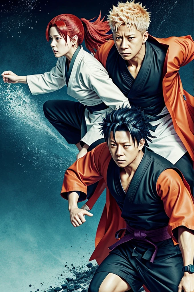 Nobara and Yuji in Jujutsu Kaisen
