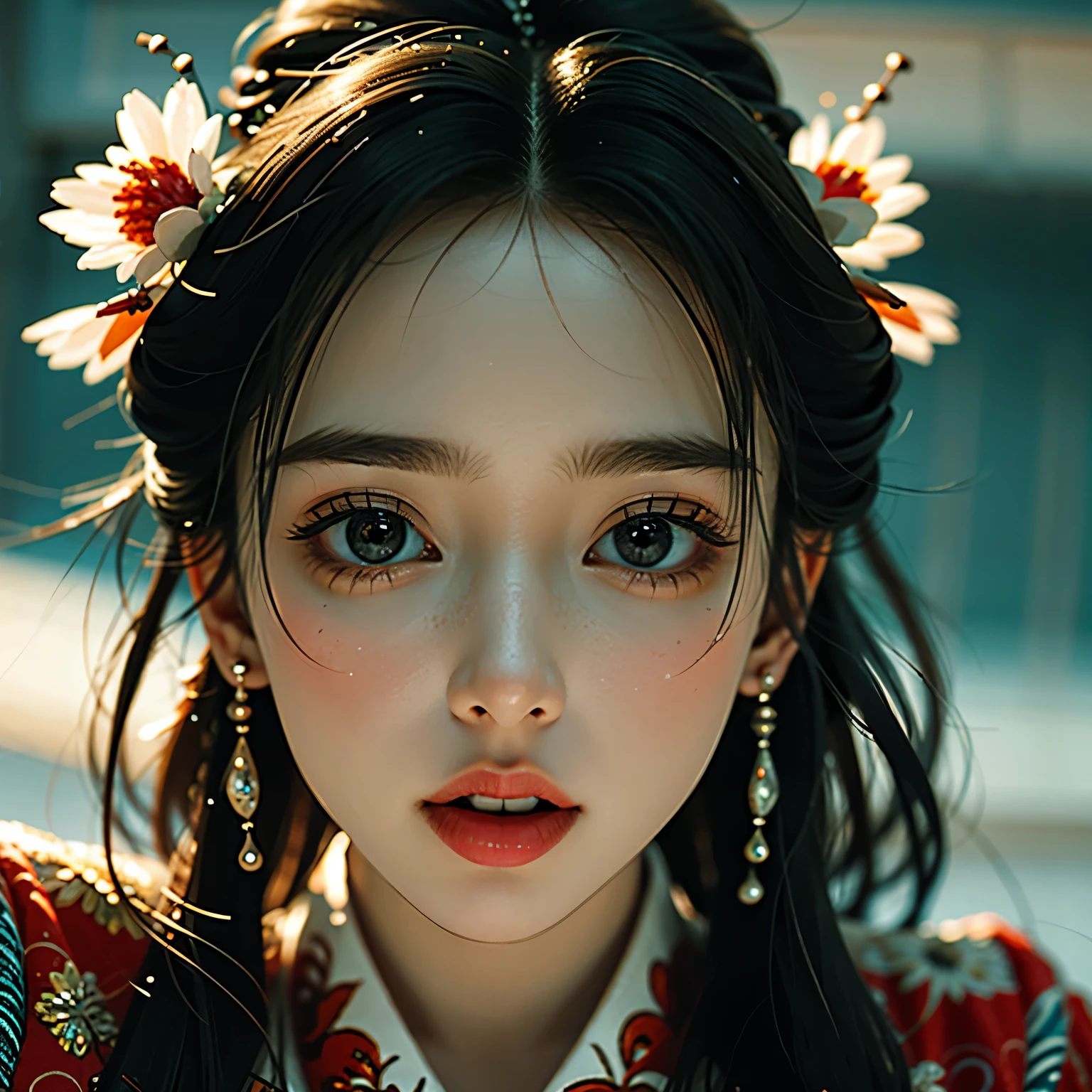 ExtremelyDetailed KAWAII girl Face,(Close-up big lips), glossy lips with beautiful details, Coquettish tongue, Kissing to camera, towards the viewer, 8K TopQuality masterpiece,an extremely delicate and beautiful (ProfessionalPhoto:1.37), Amazing,finely detail,official art,incredibly absurdres,ultra-detailed,close-up shot, close up, (fish eye lens), wide lens, macro lens, Detailed brilliant Sparkling Eyes