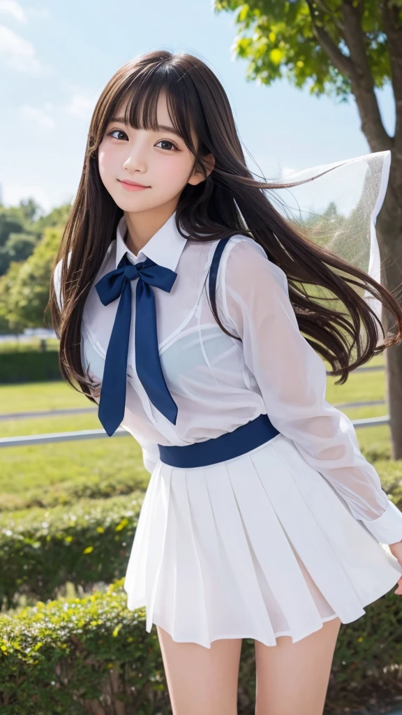 Cute Girls､high school girl､uniform､Idol､See-through､Fluttering in the wind