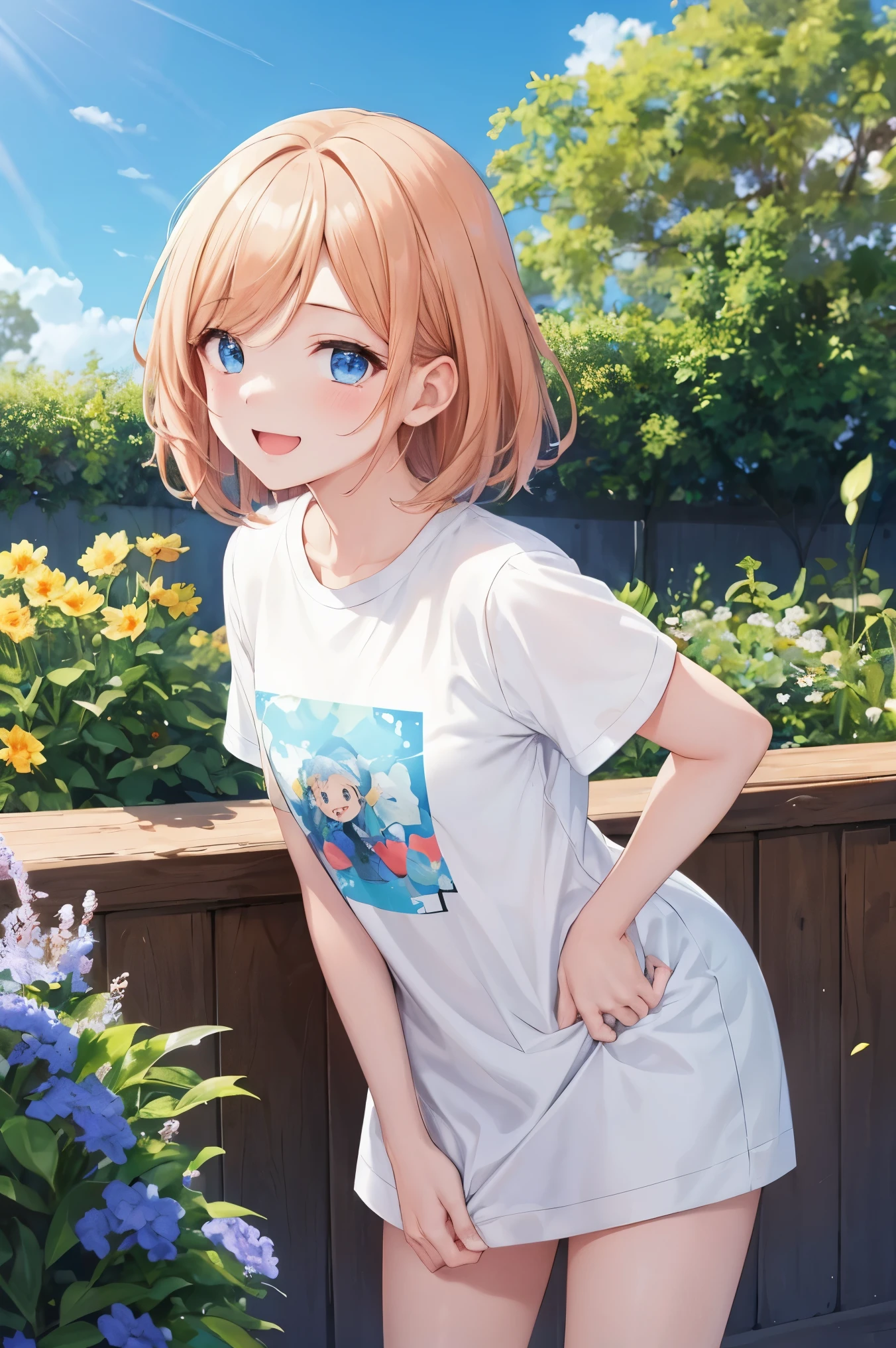 2d, masterpiece, best quality, anime, highly detailed face, highly detailed background, perfect lighting, lola, blue eyes, green_hair, cityscape, full_body, solo, solo focus, t-shirt, shorts, colorful auspicious clouds, sakura, leaf, tree, waterfall, acorn, soil, blurry_foreground, 1girl, day, painting, depth_of_field, blurry, (best quality), ((masterpiece)), cute anime girl, green hair, short hair, pink t-shirt, cutout above navel, blue denim shorts, black boots, forest, c(lean detailed faces), analogous colors, beautiful gradient, clean image, high quality, high detail, high definition, cute face, 4k resolution, full body, ultra sharp focus, extremely detailed eyes, blue eyes, detailed symmetric realistic face, extremely detailed natural texture, perfectly centered medium upper shot, nikon d850 film stock photograph, kodak portra 400 camera f1.6 lens, extremely detailed, amazing, fine detail, rich colors, one body, fully clothed, face, head in frame, body in frame, good proportions, smiling, android heroine, vivid color.digital 2d, anime manga robot! anime girl, fully robotic!! girl, nanogirlv 2, symphogear, fully robotic!!, mikudayo, masterpiece, best quality, reeds, lens flare, shade, bloom, official artwork
