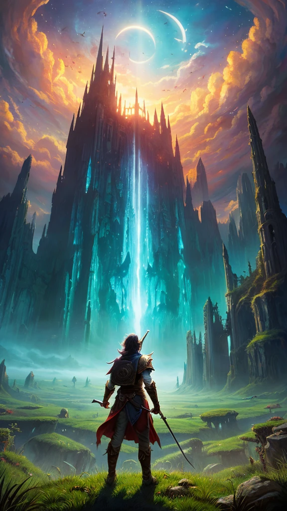 Highest quality,Draw Shooting,Fantasy,vast land