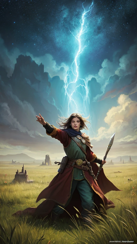 Highest quality,Draw Shooting,Fantasy,vast land