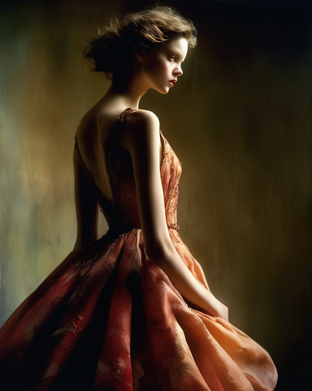 1  girl, dress
detailed, dramatic lighting, shadow,
by Paolo Roversi
(best quality, masterpiece, photorealistic)