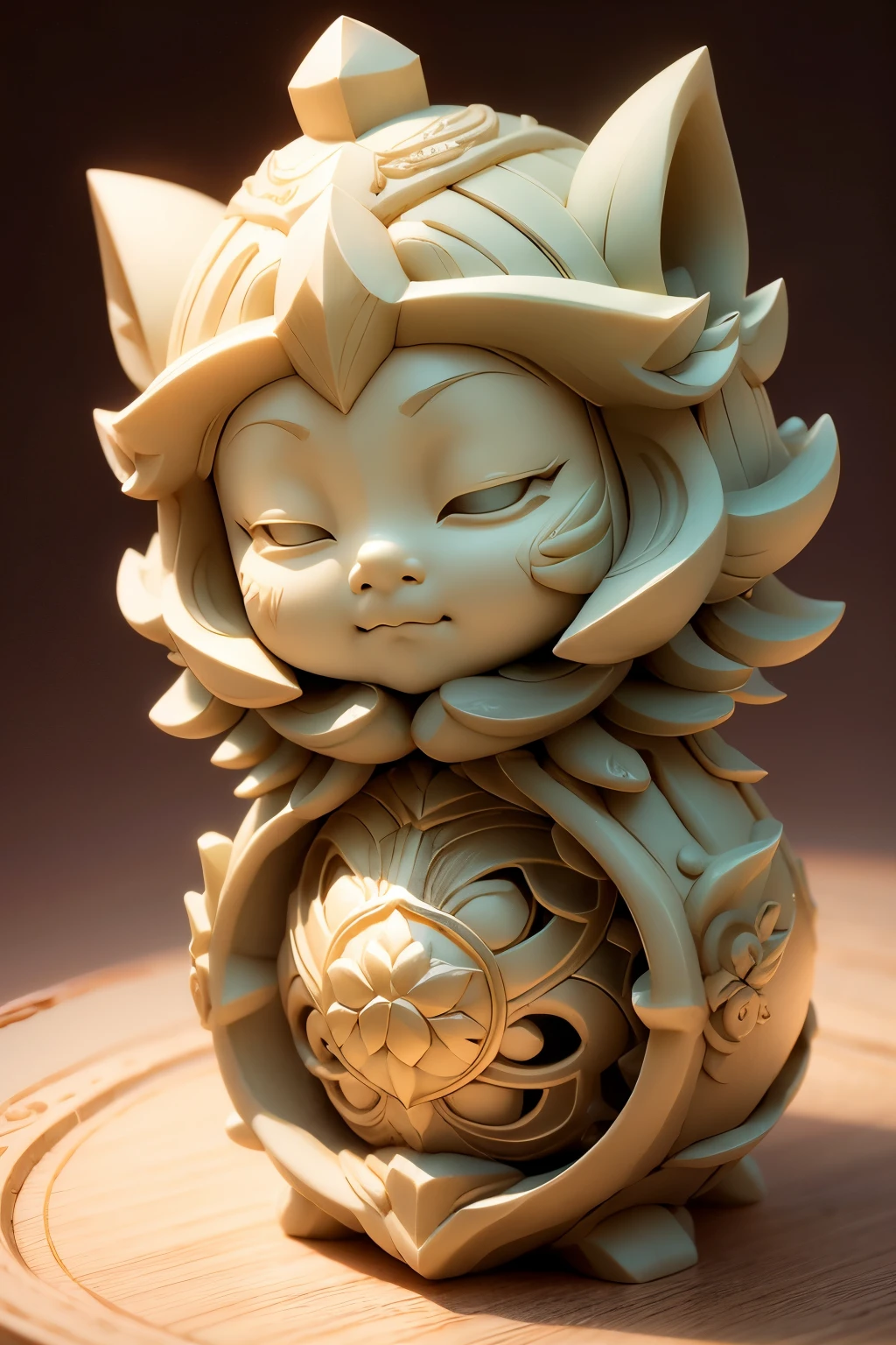 Also、by doing meditation、Enter a deep state of relaxation、deep extrude, smothed,3d, clay, carved,pinch,pitch,more gum, turn extrude