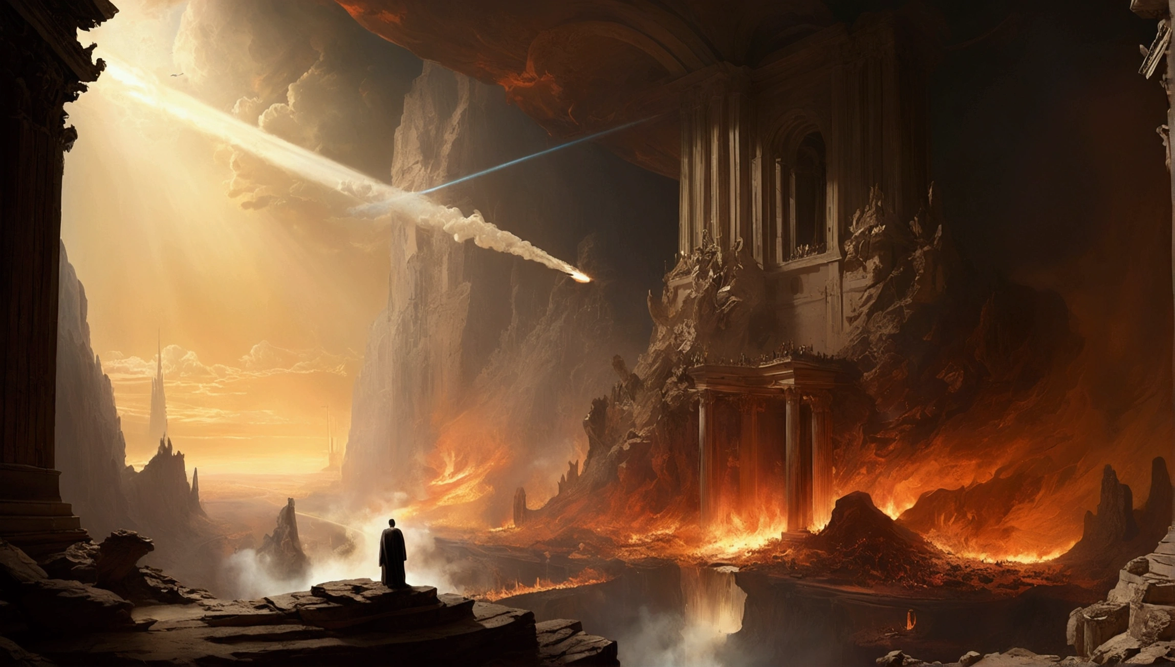 British artist John Martin style《The Last Judgment》