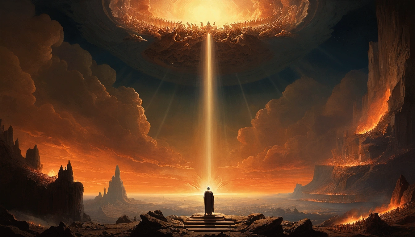 British artist John Martin style《The Last Judgment》