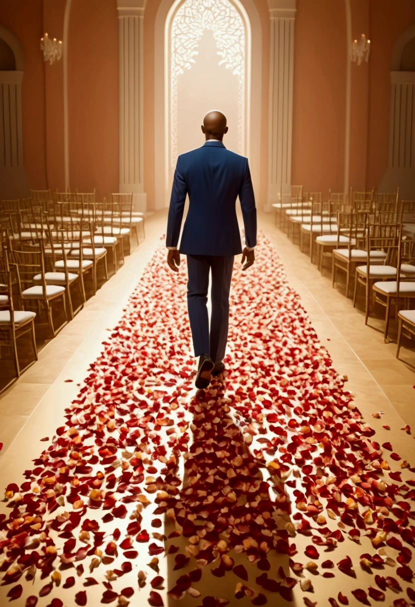 (Award-Winning Moment), the slanting spotlight illuminated the excited figure of the winner. Warm orange tones create a warm and exciting atmosphere. The winner's hands are shaking slightly, the elongated shadow behind him adds to the drama of the picture, full body, award-winning, cinematic still, emotional, vignette, dynamic, vivid, (masterpiece, best quality, photorealistic, Professional, perfect composition, very aesthetic, absurdres, ultra-detailed, intricate details:1.3)