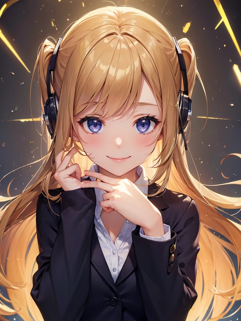 (masterpiece:1.5),(Beat quality),(high res),1girl solo,beautiful face,smile(shining eyes),upper body,light effects,Office Lady,Daytime Town