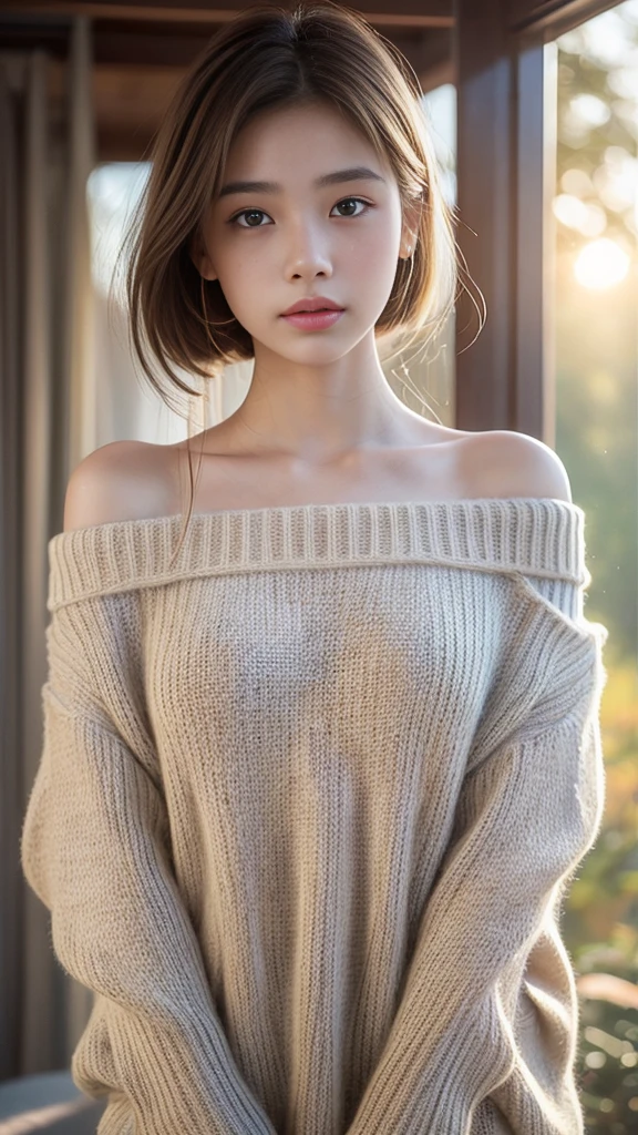 realistic lighting,photo,photorealistic,1girl,east girl with freckles,an exotic east girl in off-shoulder sweater,fading backlit background,pastel colors,alluring goddess,amazing depth,double exposure,surreal,geometric patterns,intricately detailed,bokeh,perfect balanced,deep fine borders,artistic photorealism,smooth,,