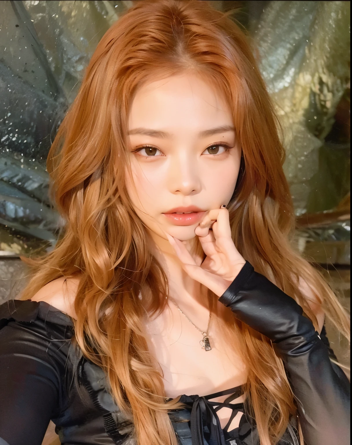 Jenny Kim red hair 