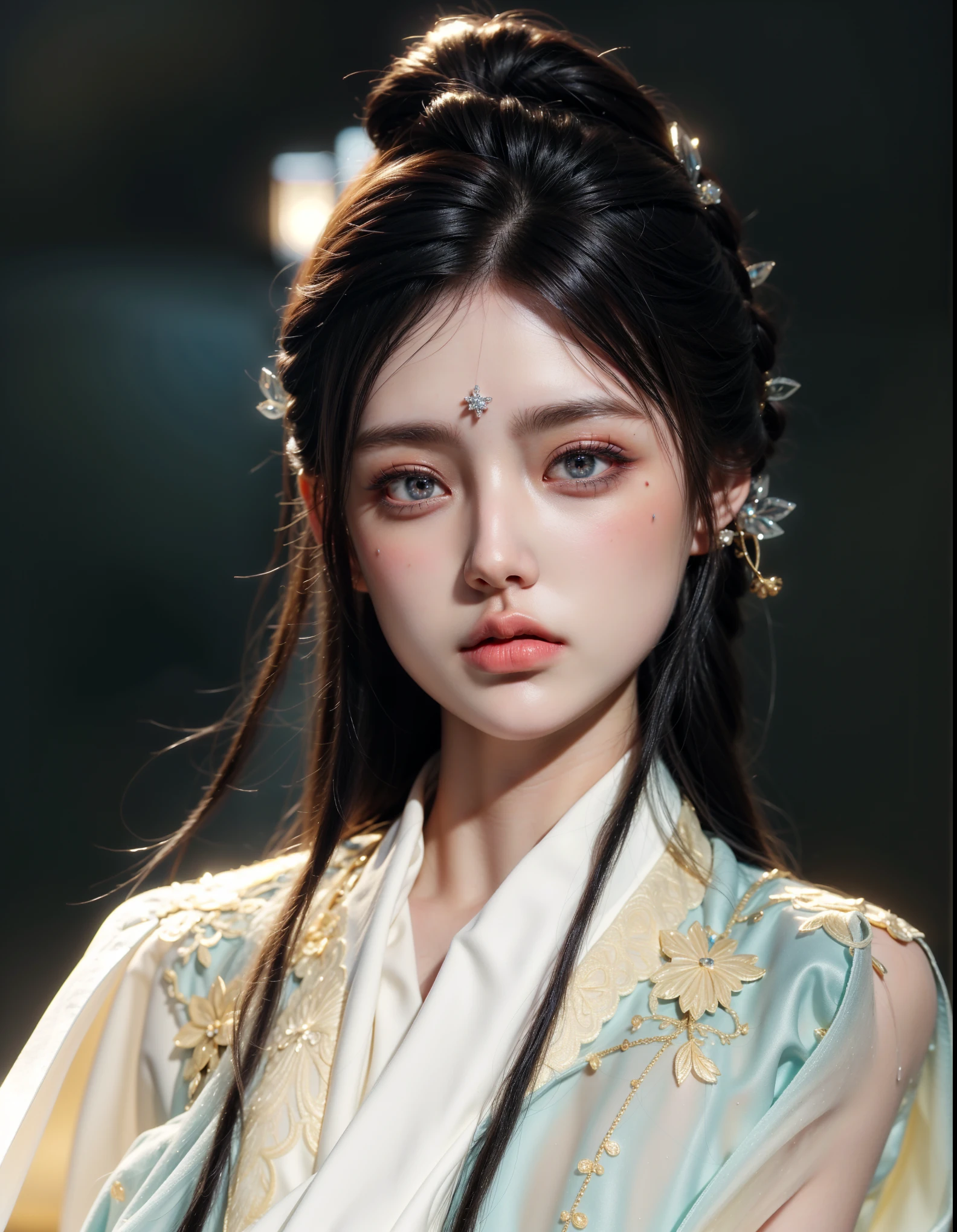 Royal sisters,Exquisite eyes,Frozen queen,Put the crown on your head,Detailed facial expressions body,tall and big,Glamorous characters,Leg length,4K,HD,Sensual,White translucent lace,白皙Full figure,Little cherry mouth,Beautiful and lovely,Full figure,Glossy Gel Coat,Vampire Queen in luxurious gown,Have a tattoo(Intricate tattoo designs),Ice Princess,Rich facial details,16 Year Old Angel,Eyes are blue(Pupils as deep as the starry sky),Gold print clothes,