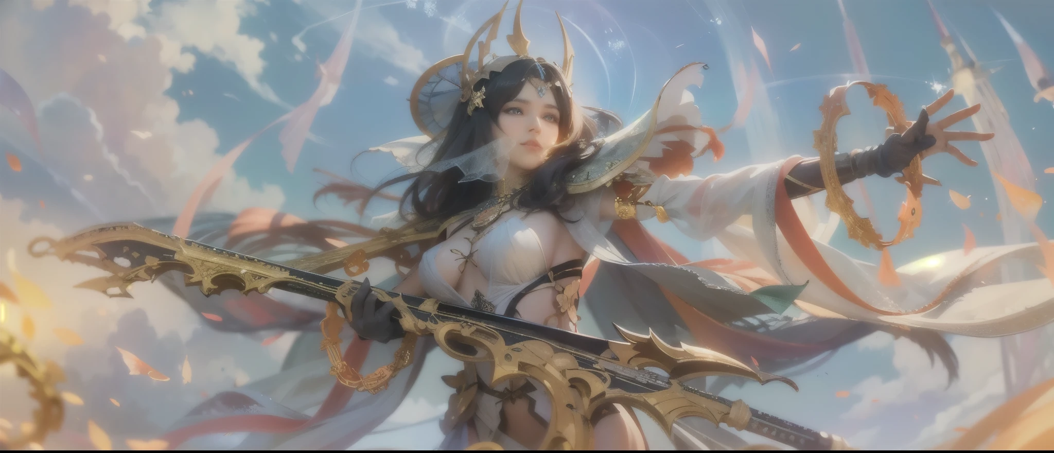 8K, UHD, RAW photo, (masterpiece:1.35), cosplayer who uses a transparent veil on her face, very high detailed, (beautiful eyes:1.25), (hair detailed:1.35), (costume detailed:1.4), (transparent veil:1.2), (photorealistic:1.35),