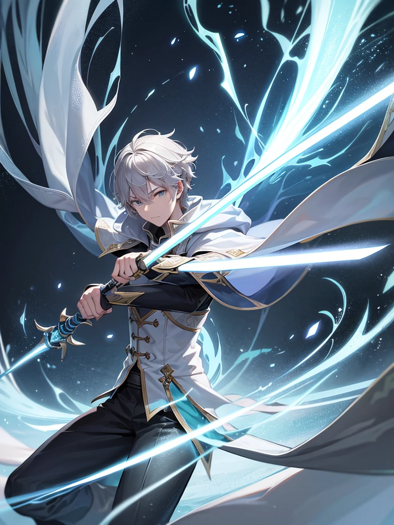 Drawing Arcane guardian berseke forest swordsmen artwork drawing quality light flourishing man games magic power holdingagreatsword
