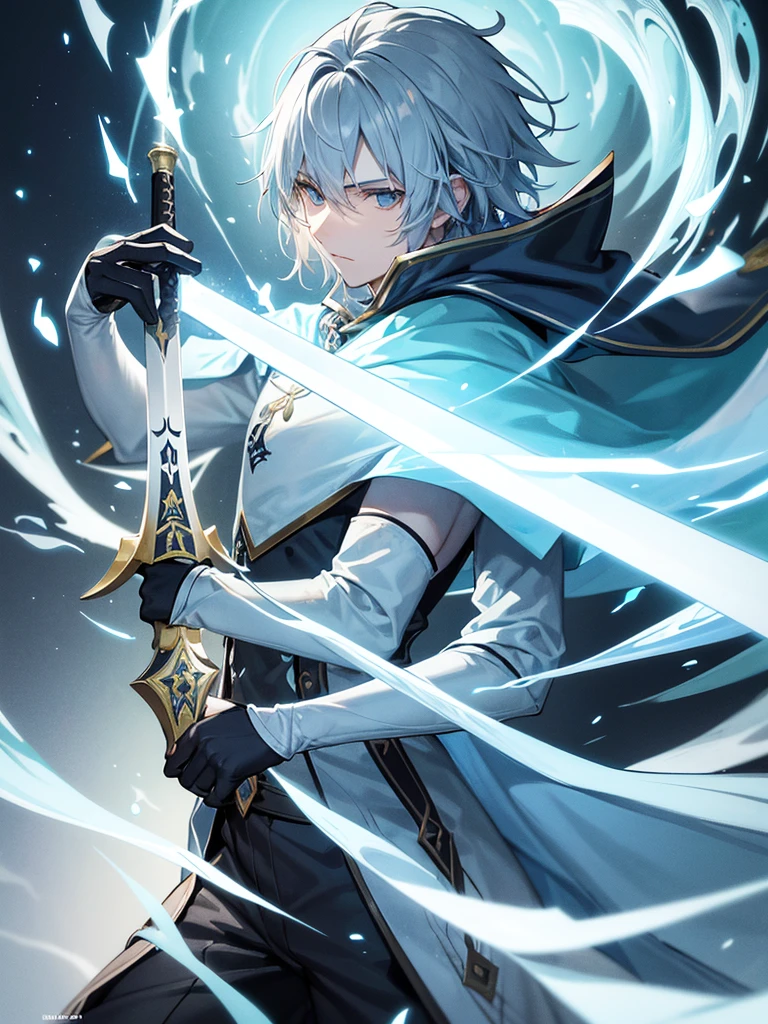 Drawing Arcane guardian berseke forest swordsmen artwork drawing quality light flourishing man games magic power holdingagreatsword

