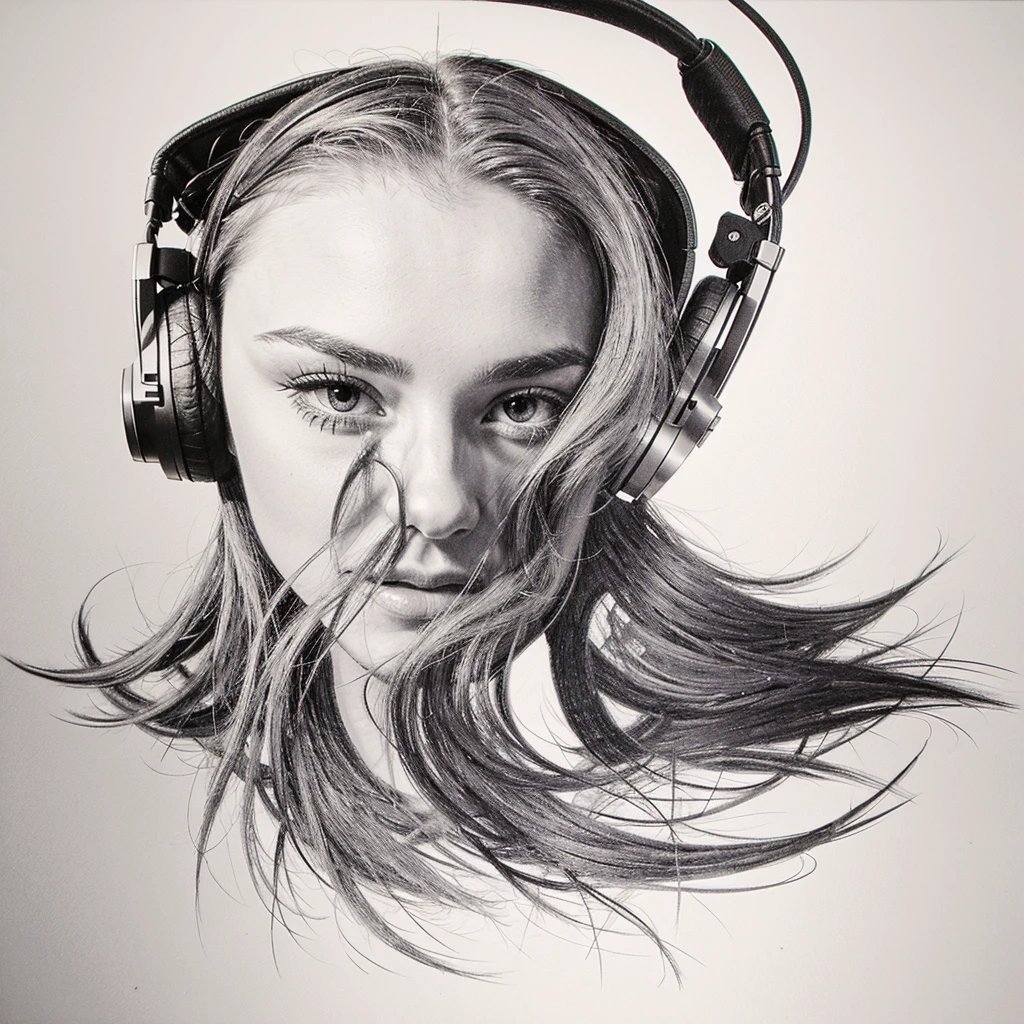 Drawing that represents music