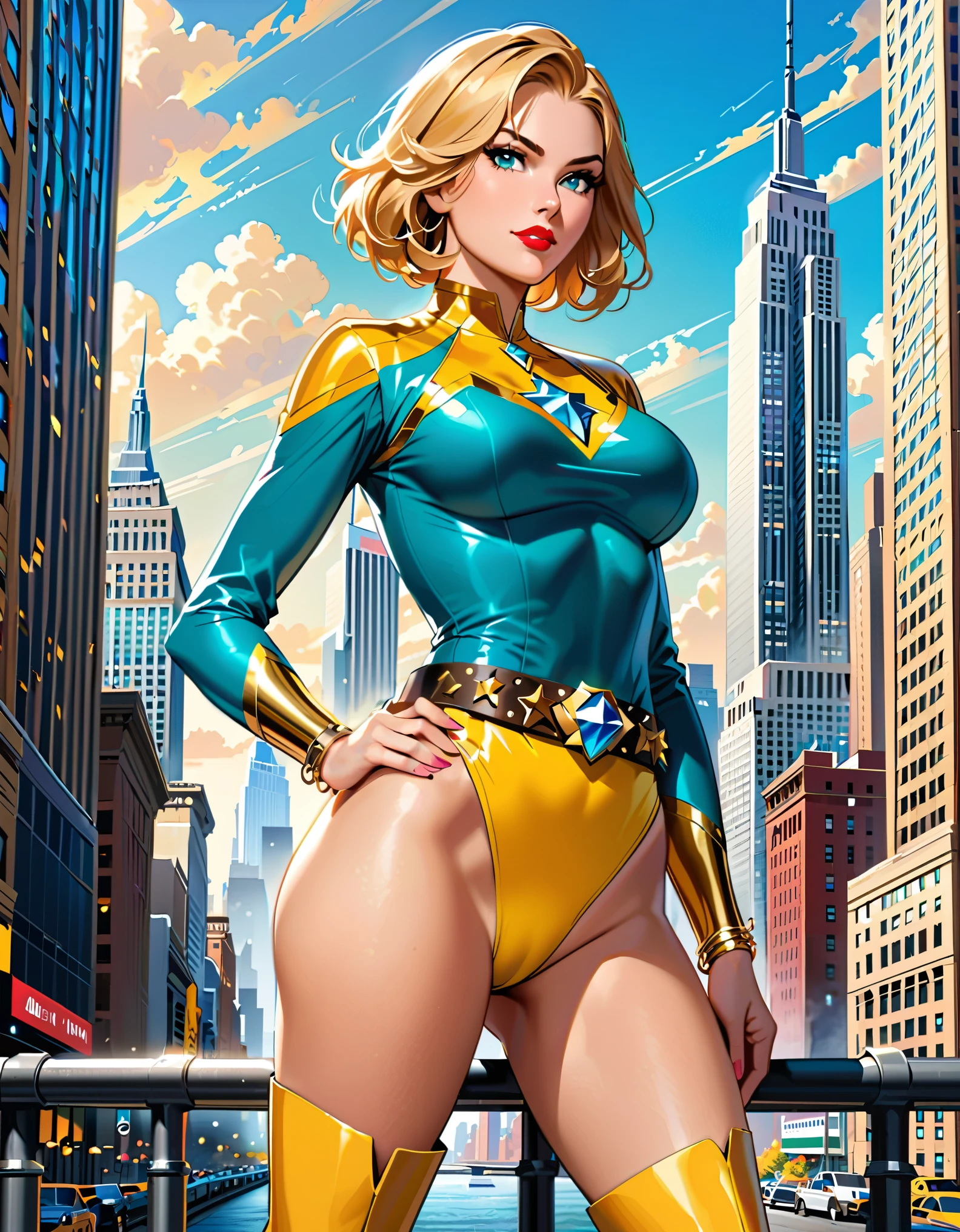 (masterpiece), (high quality), (hires), female, hand on hip, perfect anatomy