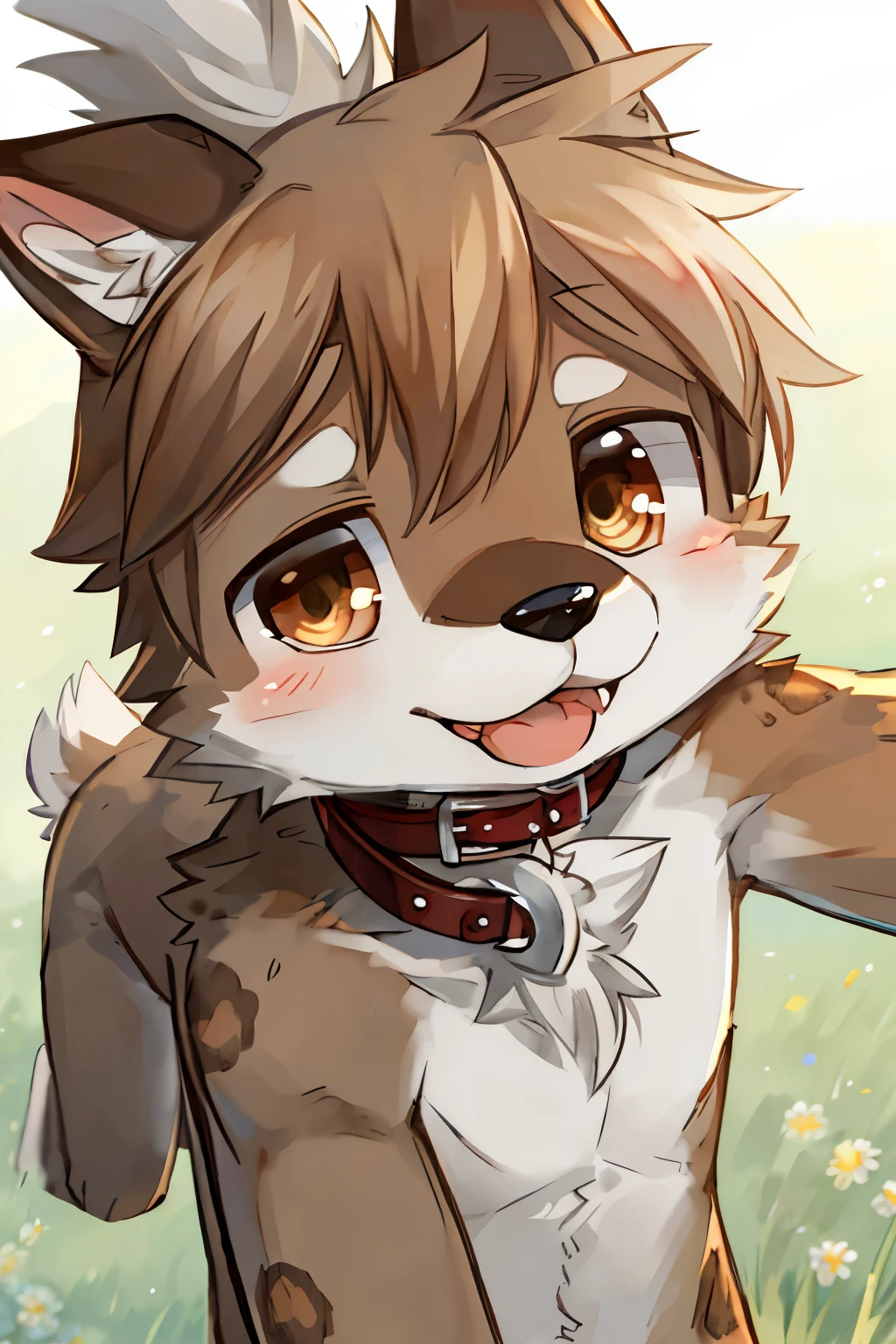 Prompt: A dog --s2

Description:

Adorable Canine, Furry Companion, Doggo, White and Brown Spots, Pure Breed, Loyal Eyes, Ears Perked Up, Tongue Hanging Out, Playful Demeanor, Slightly Worn Collar, Running Free, Open Grass Field, (Detail: Fur Texture: 1.2), (Depth of Field: 1.5), (High Quality: 1.5), (Anthropomorphic: 0.5)

Improved Description:

This adorable canine, fondly known as "Doggo," is a pure breed with a