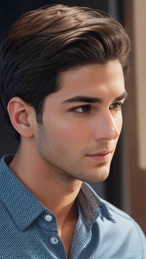 A young IAUDIM man focus on the face
