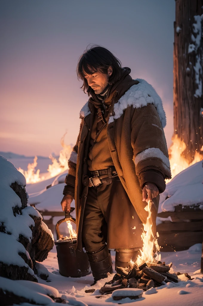 When man discovered fire in the ice age