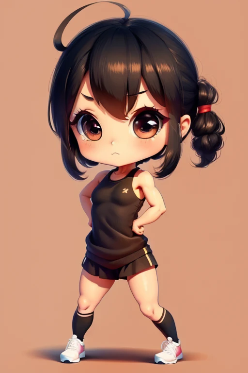 a chibi fitness character outfit