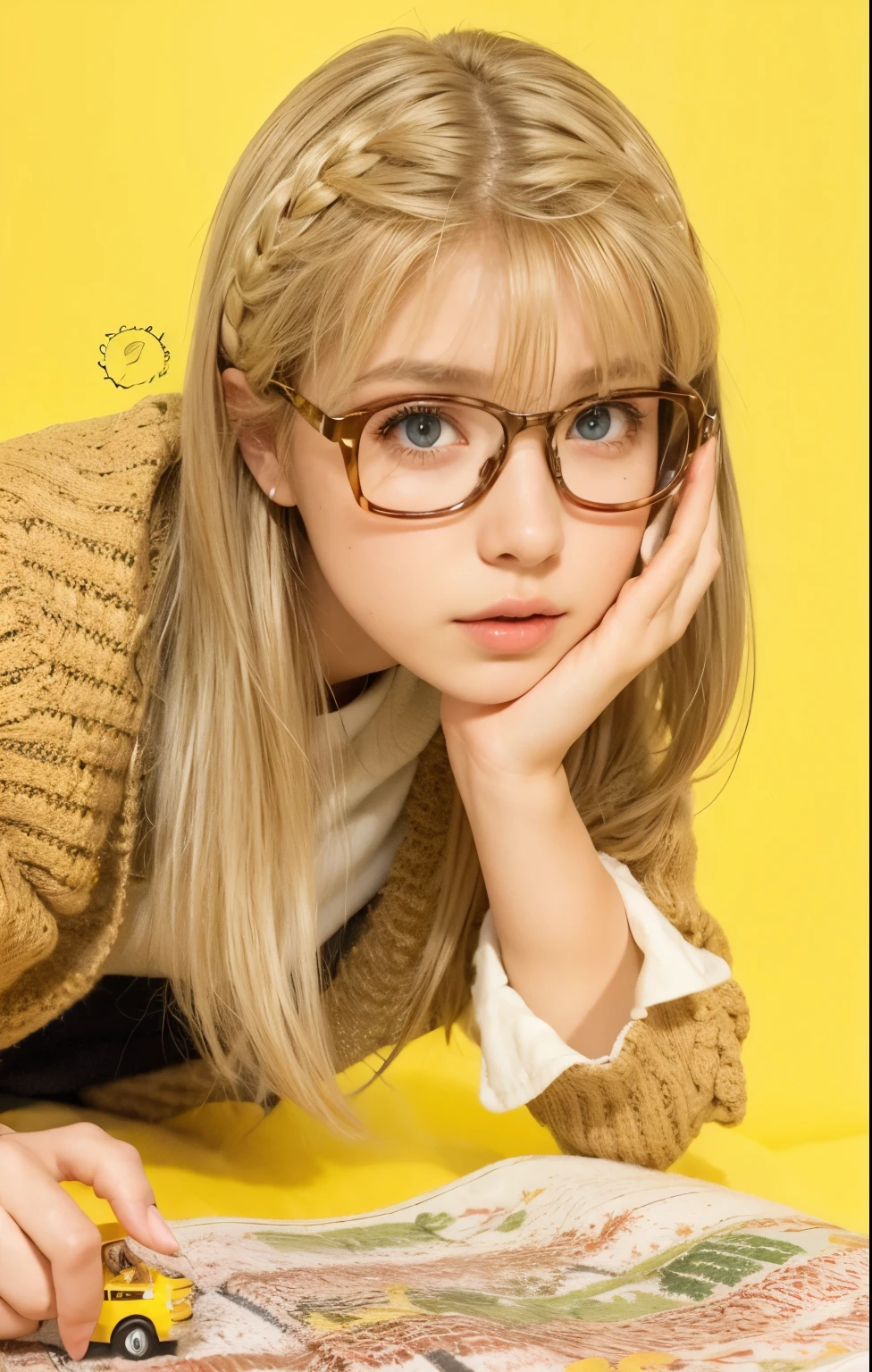 blonde woman