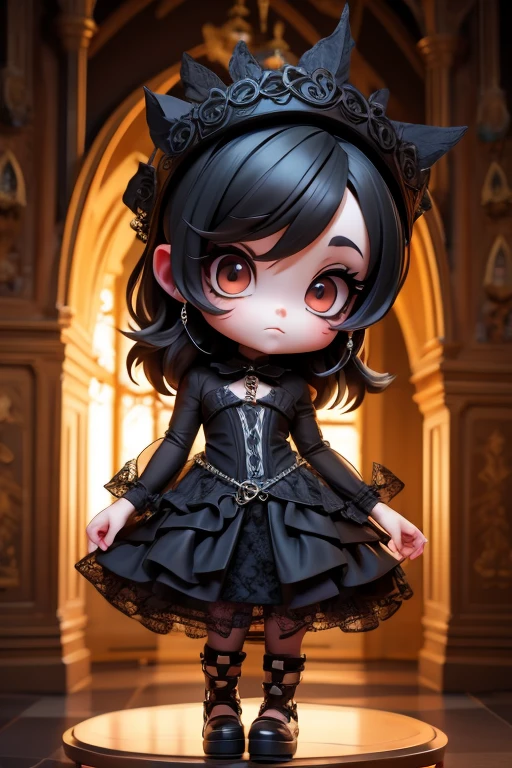 a gothic chibi character outfit.
