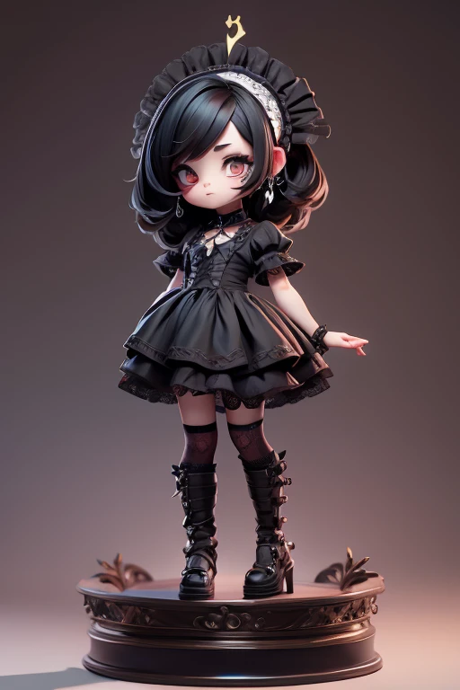 a gothic chibi character outfit.