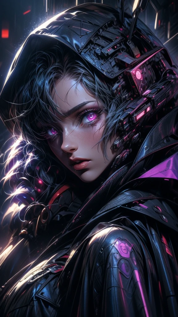 Portraiture, Villain , HD quality, High resolution, Highest quality 4k , magic, Highest quality, Digital Art, cyber punk