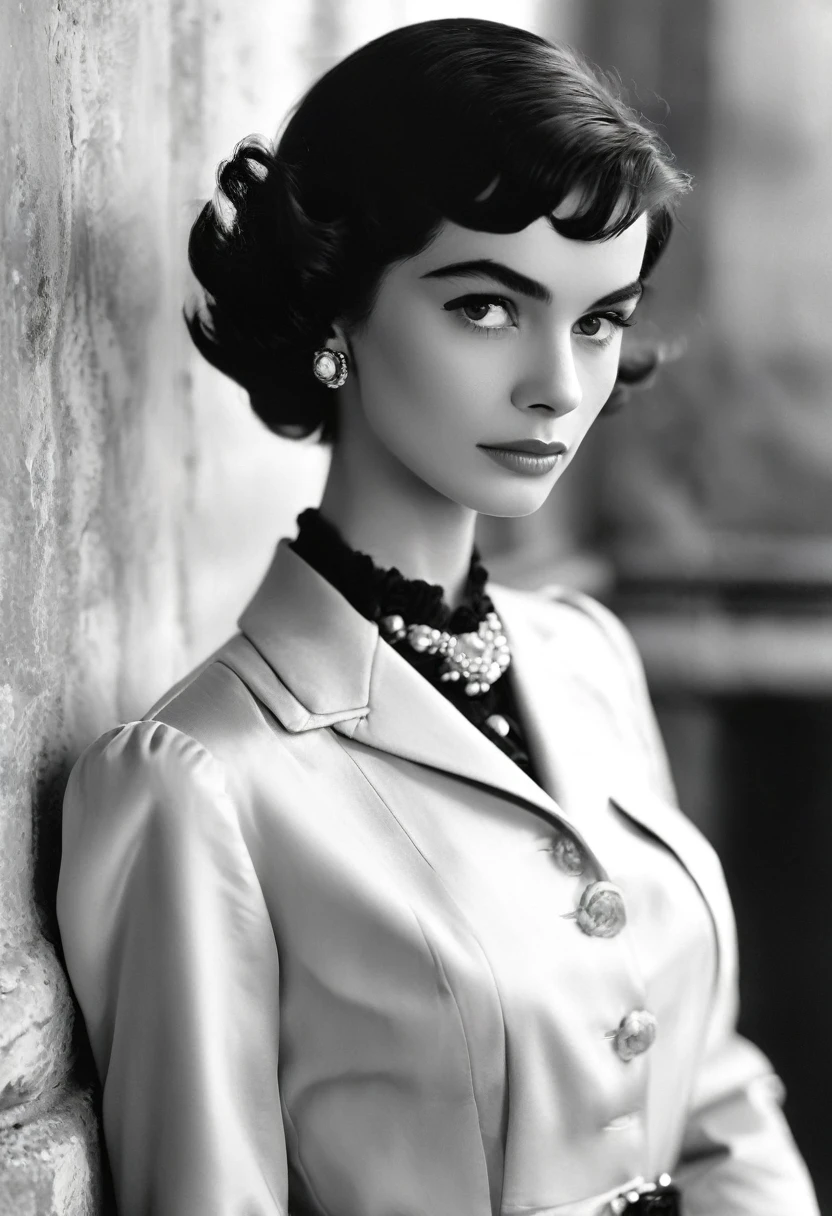 Coco Chanel had a slim, wiry figure with elongated lines and pointed geometry. Her figure was rather athletic, with slight curves in the right places. She was above average in height, but looked smaller. Her slender physique gave her grace and fragility.

As for her hair, Coco Chanel preferred a short hairstyle with neat straight or slightly angled strands. She was also known for her dark and thick eyebrows, which gave her face a striking appearance.