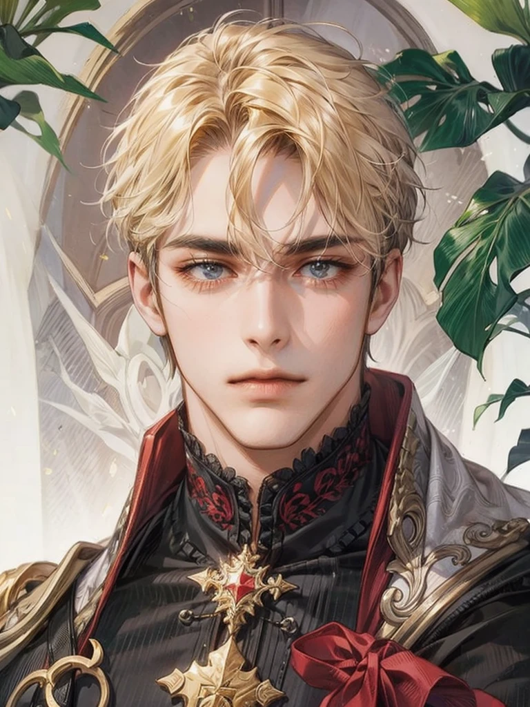 Man with silky black hair