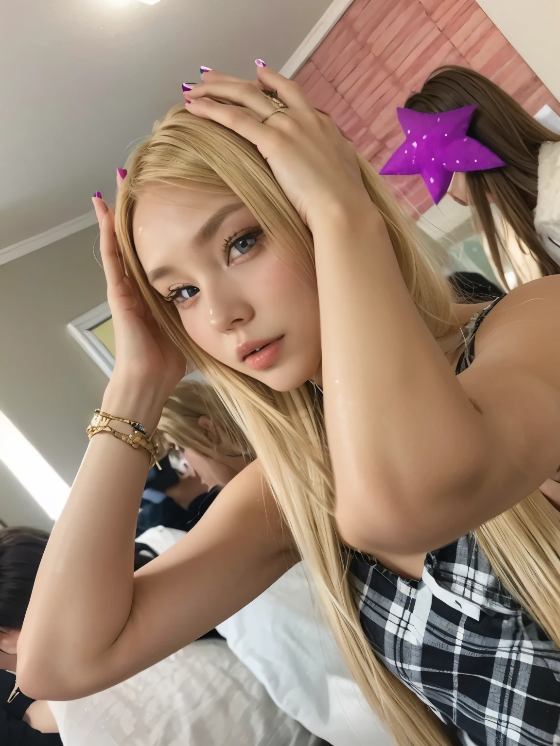 blonde woman