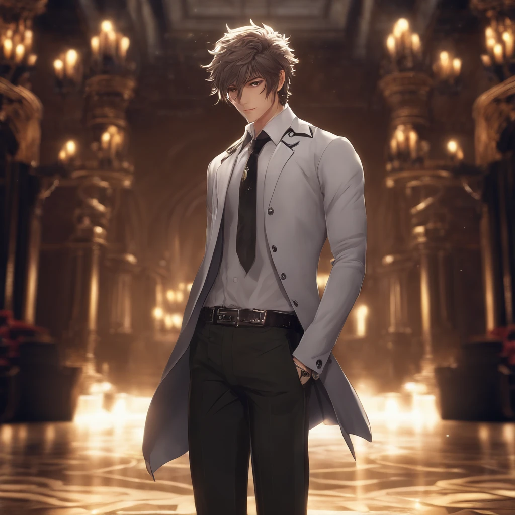 Anime male protagonist. Mysterious and enigmatic, . Unique and original, . Unconventional and non-conformist, . Ambitious and visionary, . Sophisticated and refined;, . Impressive and imposing, . Calm and composed, . Serious and reserved, . Silent and reserved) hyper detail, High resolution, Super detail, Best Quality, Amazing, top quality, Extremely detailed CG unity 8k wallpaper, cinematic lighting, cyberpunk, Dark boy, In underwear, pubic hair