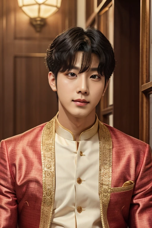 BTS JIN in indian traditional attire