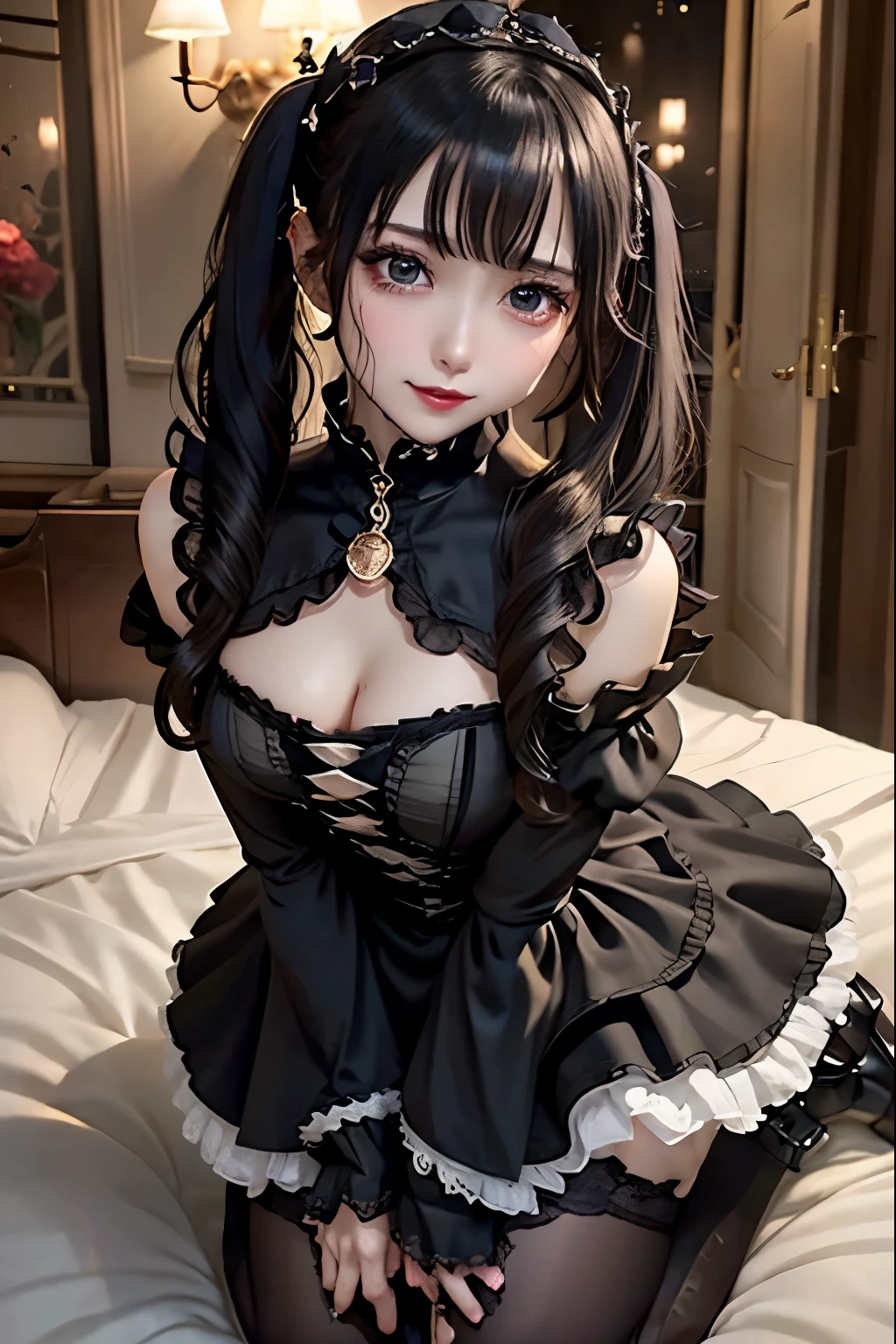 ハードなDark Gothicメイク、Black dark eyeshadow、sad、Good skin radiance、Dark Gothicメイク、Dark smile、palace、The beauty of fragrance、24-years-old、Expressions of intense sexual pleasure、Embarrassed look、Dark Gothic、Highest quality、Expression of sexual pleasure without pain、Drunk face、Purple maid outfit、mysterious、noble、Loving smile、Twin tail hair、Right eye is blue、Left eye is red、Super tempting pose、Platform heel shoes、Heavy makeup、Gothic Lolita Clothing、Silver Hair、Long Hair Straight Hair、Cute Gothic Lolita Dress、Beautiful Face、Elegant face、Attractive face、Stained glassの背景、Chest glistening with sweat、The room is dark、goth long dress、Bell Sleeves、Wizard Sleeve、Decadent look、Sexually excited expression、Wet shiny thigh water、Thighs that are wet and shiny with oil、Background of a room full of roses、Sad look、Rose Maiden、The embroidery is pink、The dress has pink embroidery.、Thigh-high socks、Knee-high socks、Gentle expression、Dark black eyeshadow、Stained glassとバラの背景、Thighs are a little thin、Female Duo、Female couple、dark church background、Stained glass、Black metal world、Dark Castle、Dark Room、Slender body、gothic long dress、Victorian dress、Small breasts、With a glass of wine in your right hand、With a lantern in his left hand、The bed is covered with roses、Her thighs are shining with sweat、My body is wet and shiny、There is a lot of glitter on the thighs、I am sweating、My thighs are sticky with sweat.、My thighs are glistening with sweat、My whole body is sweaty and shiny、I sweated a lot.、My thighs are sweaty、My wet thighs are glistening with sweat.、There is a lot of sweat shining all over my body、Slender body、I rest my head on the pillow、Sleeping in bed、Beautiful legs、Outstretched legs、Lying in bed、Lying on your back in bed、The legs are quite thin、Thin legs、On all fours、Knee Up、Kneel、Slender thighs、Put your arms behind your back、Kneel、Super beautiful straight hair、Straight hair to the ends、Straight Perm Hair、