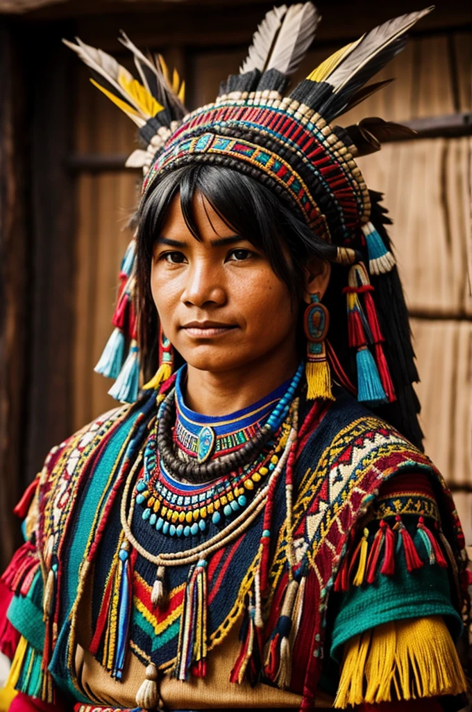 Generate an image of an Inca tribe