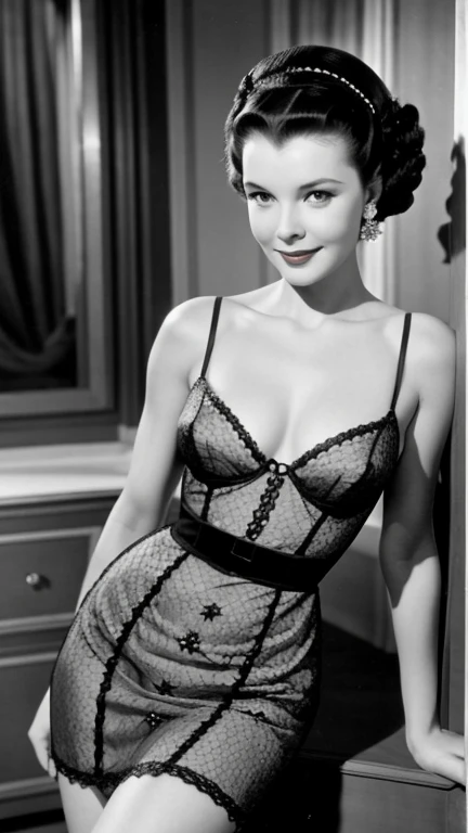 Vivien Leigh wearing sexy clothes and smiling