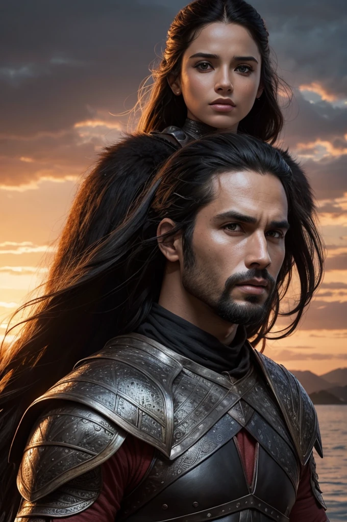 Gere uma imagem de um estandarte para os dothraki 