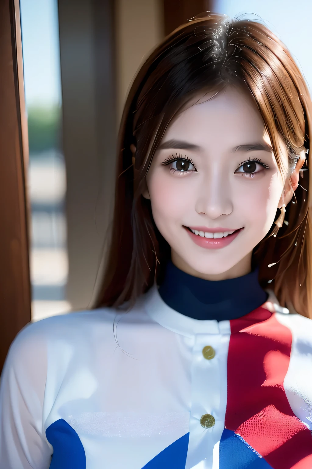 (((Women supporting the Paris Olympics:1.3))),(((French flag themed costume:1.3))),((smile:1.3))),(Tricolor),(masterpiece,Highest quality,Ultra-high resolution output images,Write Boundary Depth,Intricate details,Add depth to your subject with contrast between light and shadow,Anatomically correct facial structure),(Picture Mode Ultra HD,)