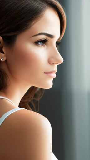  An IAUDIM woman focus on her face