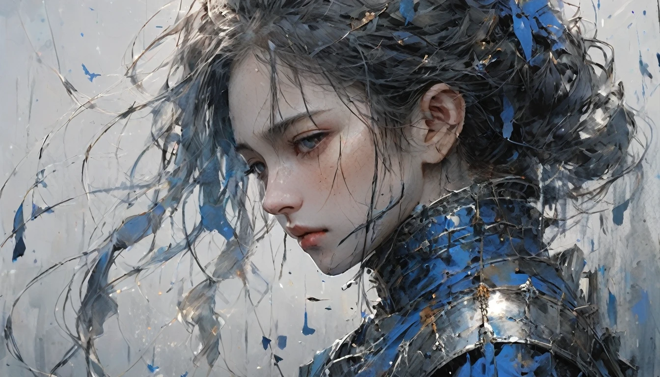 rain、right ,prayer, middle ages Europe, きれいな女knight, Sad look, Faded elegance, Waiting for the return , rainに打たれながら祈る , A poignant atmosphere, Lost Beauty, Melancholic mood, Fascinating, Eternal Sadness, Contrasting, Delicate Decay,Line art,Backlight,Wind,Backlight,Stardust,(Wind:1.2),knight,Blue Blood, Mud and Blood , Fingers are both methods5Book, Woman warrior,A heartbreaking war story,Field