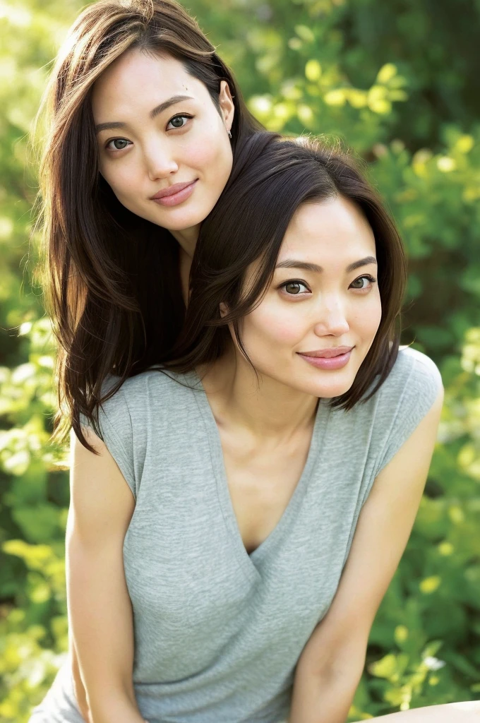 (((One girl,alone))),(Highly realistic photos, High resolution, Detailed face, Beautiful Eyes) Japanese women, 30 years old, Cute Face, Nice body, Medium chest, ,Hairstyle, Take a photo book,Healthy Body,Thighs、turn over、Depth of written boundary,panties、Narrow eyes,Light Smile、Angelina Jolie:0.3
