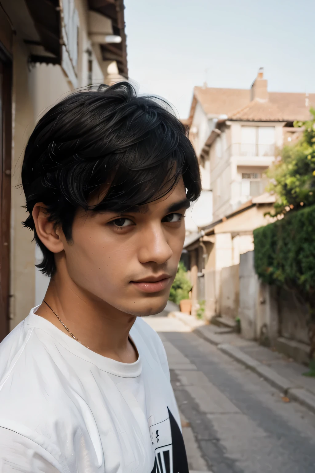 Boy black hair