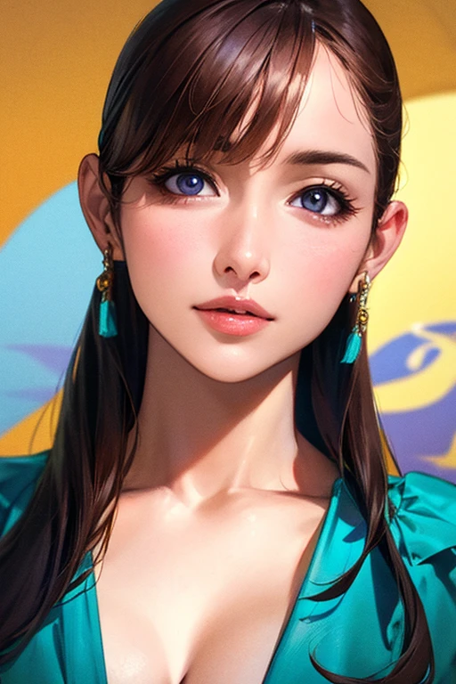((Highest quality)),(超High resolution),(Very detailed),(Detailed Description),((The best CG)),(masterpiece),Ultra-detailed art、(Highest quality、8k、32K、masterpiece)、(Realistic)、(Realistic:1.2)、(High resolution)、Very detailed、Very beautiful face and eyes、1 female、((:1.3))、Tight waist、Delicate body、(Highest quality、Attention to detail、Rich skin detail)、(Highest quality、8k、Oil paints:1.2)、Very detailed、(Realistic、Realistic:1.37)、Bright colors