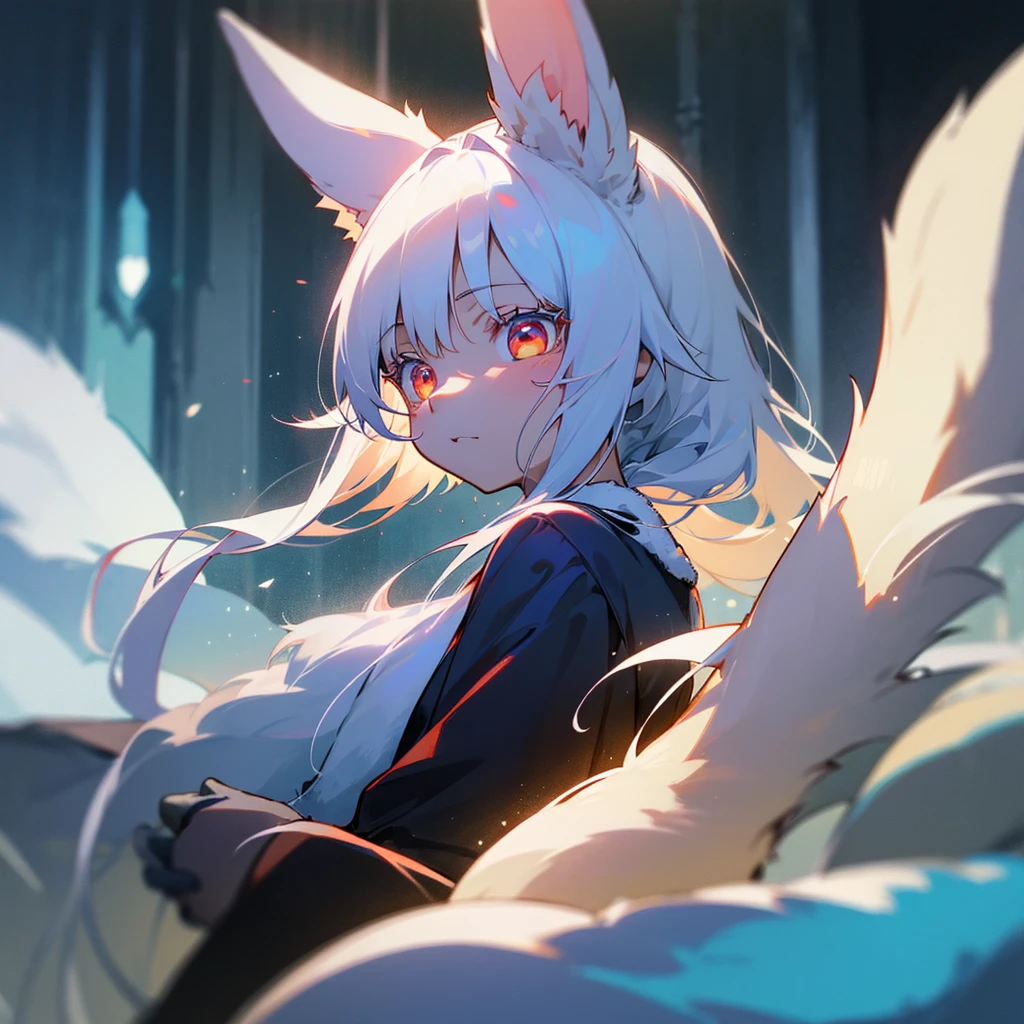 fur, 흰색 fur , So cute