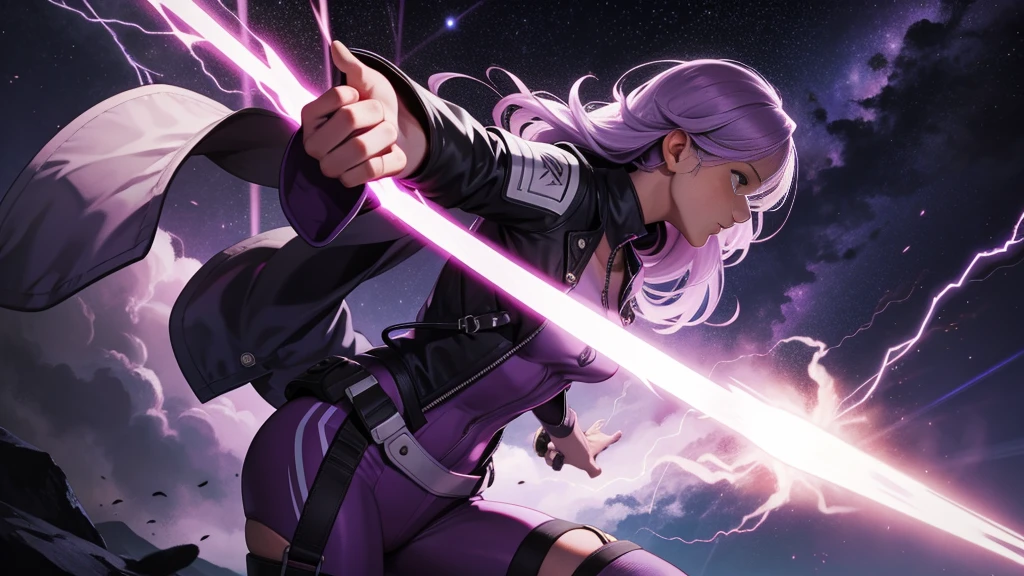 purple lightning