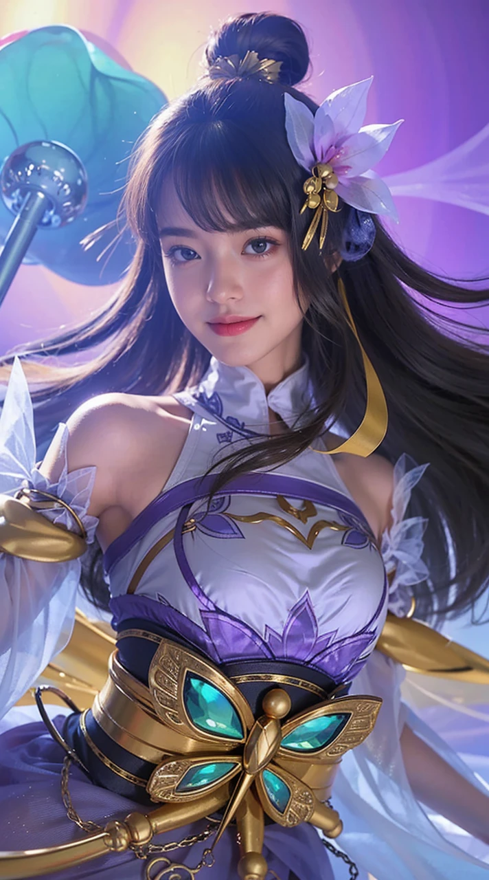 1girll, chrismast hat,(Enchanted quality:1.4),(True textured skins of the highest quality), Delicate face, Blonde hair, Gradient Hair, body,(perfect bodies:1.1), There is a jewel on the forehead, rimless eyewear, PUPILS SPARKLING,long eyelasher,grin, hyperphotorealism, Cinematic lighting, projected inset, surrealism, hyper HD, masutepiece, 16 K,Lie down,Dream On,Please wear clear silk pajamas,Carmelto,legs slightly open,tattooed,Fantasy space,Luxurious space, True wearing texture, magic wand texture, realistic hair texture