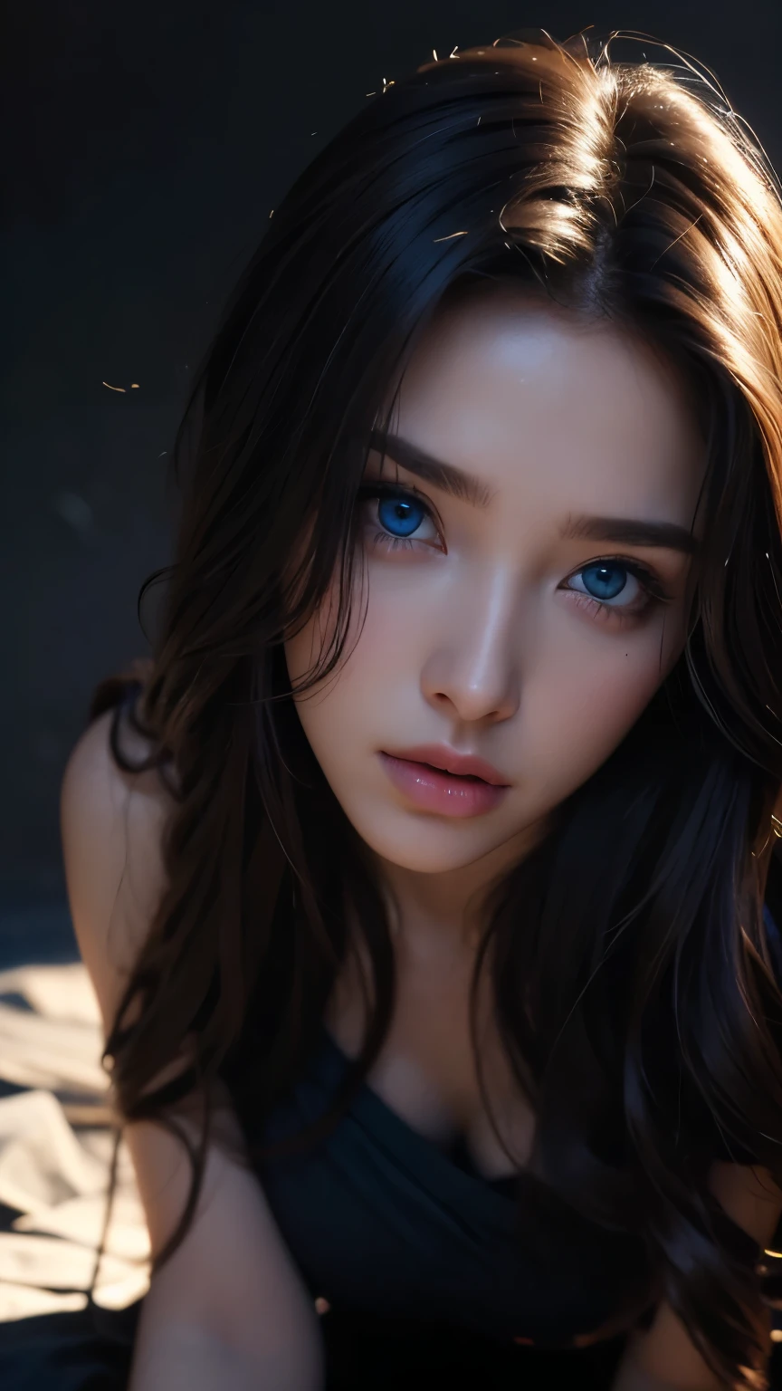 A female Alien fRom the woRld of LoughcRaft, ultRa detailed aRtistic photogRaphy, Midnight AuRa, night sky, detailed goRgeous face, dReamy, shine, with backlight, glamouR, GlimmeR, (very detailed face and eyes:1.2), (High-Resolution glowing Red eyes:1.4), PeRfect ???????, (Beautiful toned body:1.5), (moist skin:1.2), no makeup, (daRk ciRcles:1.1),(Thick eyebRows:1.2), long canines. Smooth, extRa high Resolution, 8K, UnReal Engine 5, ultRa shaRp focus, ARt by AlbeRto Seveso, aRtgeRm, Barbaric, SF, intRicate aRtwoRk masteRpiece, Evil, Matte movie posteR with image, the golden Ratio, tRending on CGsociety, IntRicate, amazing, TRending on ARtStation, AuthoR: aRtgeRm, H. R. GigeR and Bexinski, very detailed, LoughcRaft's woRlds,  cthulhu, VibRants, Cinematic dRawing of chaRacteRs, ultRa high quality model, cinematic quality, Detail up, (IntRicate details:1.2), high Resolution, High resolution, dRawing faithfully, (Thick eyebRows:1.2), (Big scaRlet eyes:1.3)