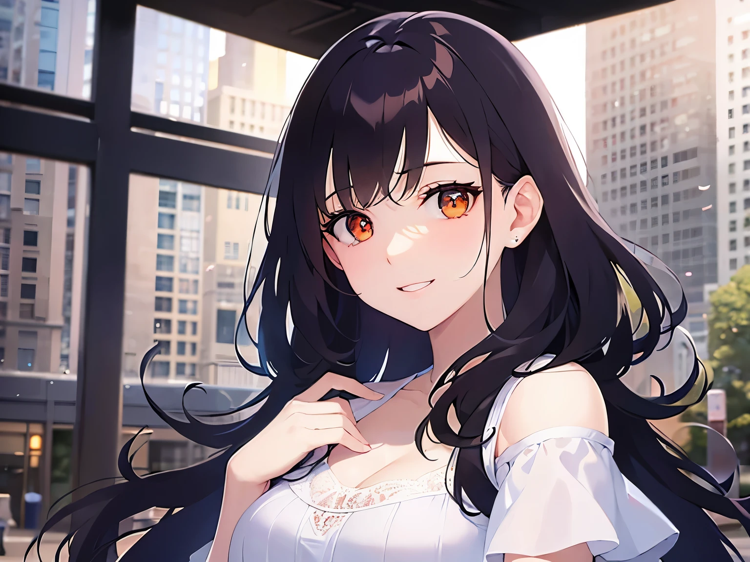 Orange eyes