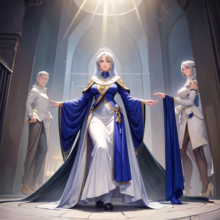 Full body photo of a mature woman of Royal Sister